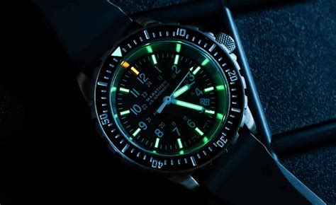 watches with tritium dials.